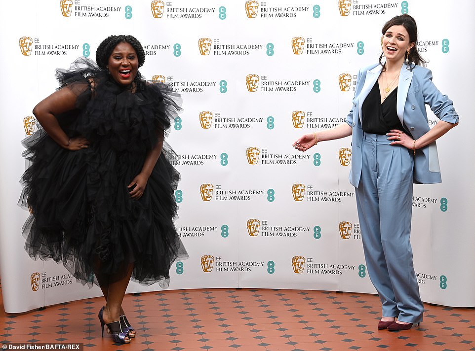 BAFTA 2021 - Susan Wokoma wearing the Black Pearl Dress
