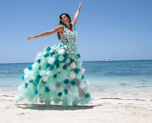 The Green Cloud Dress